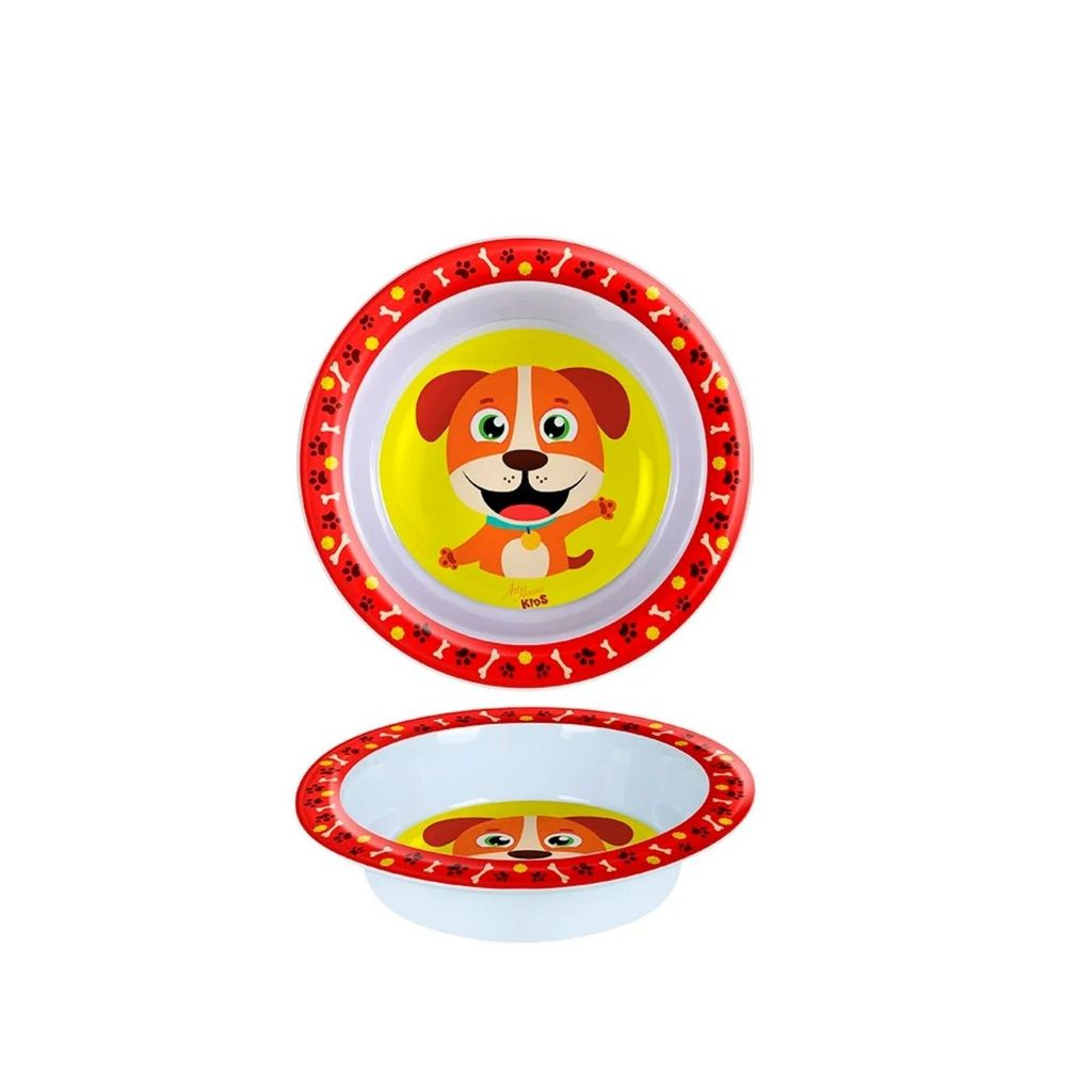 Tigela Infantil Antiderrapante Personagens – Prato Fundo para Crianças